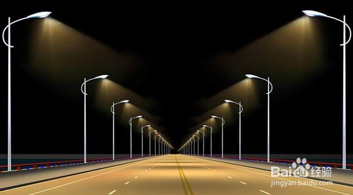 百分百照明道路照明节能改造布灯设计方案