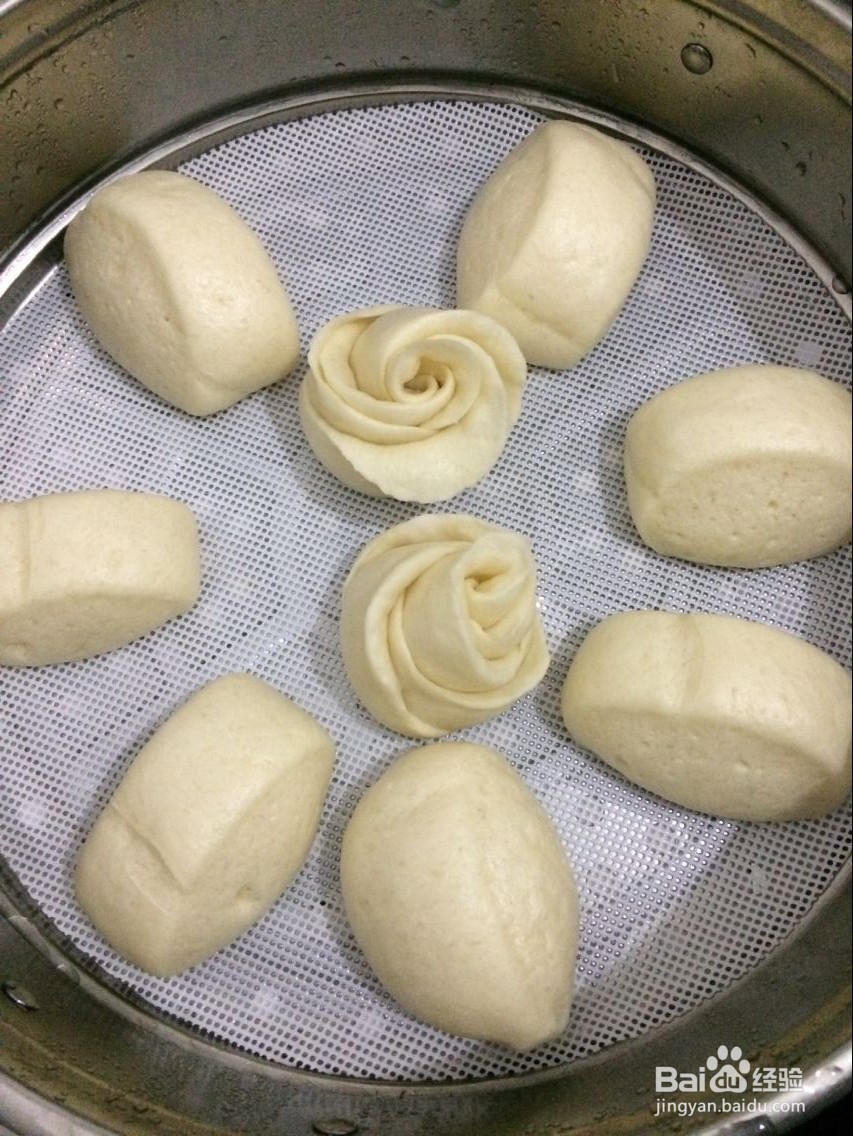 馒头之花:白玫瑰的做法