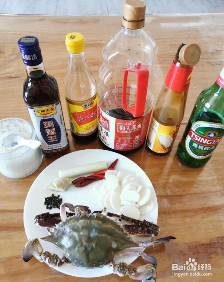 香辣年糕梭子蟹