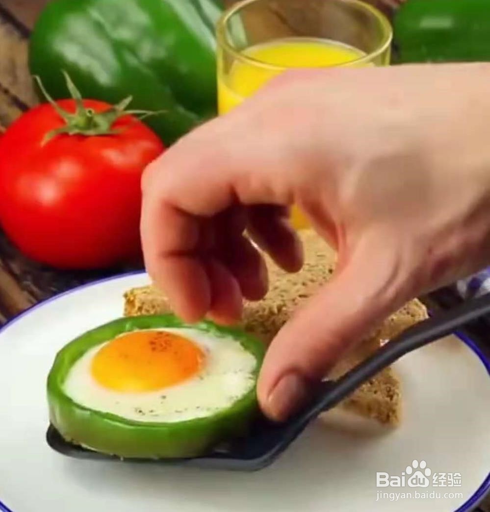 辣椒鸡蛋的西餐吃法，绿色营养健康