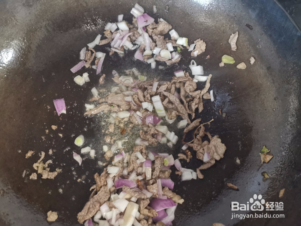 猪肉丝炒香菜段