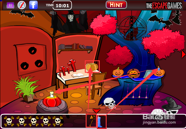 Flash游戏攻略：[21]汤姆万圣节逃脱