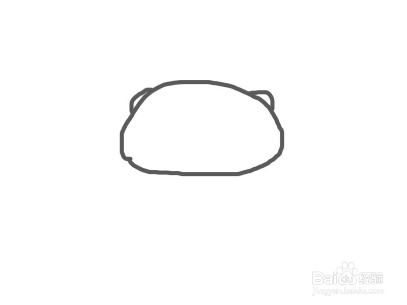 简单几步画一只可爱的小猫