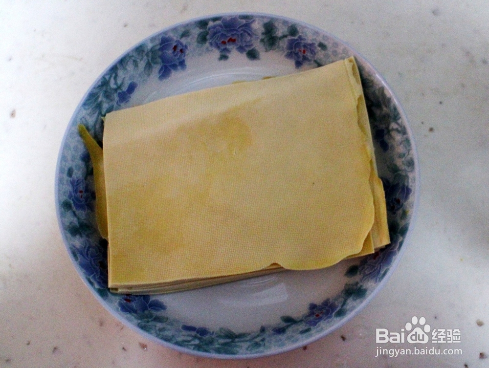 爽口美味豆腐皮卷,简单有形,豆腐皮怎么做好吃