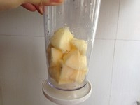 家庭版自制雅岛贡茶苹果奶昔