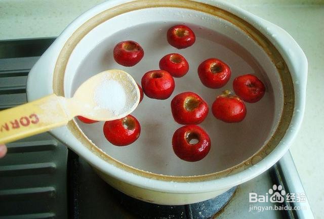 山楂桃胶汤圆汤的做法