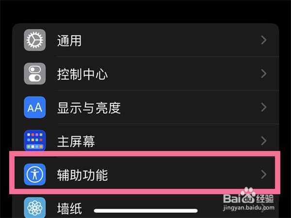 怎样打开iphone13切换控制功能