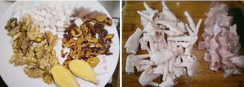 如何做养颜茯苓核桃瘦肉汤