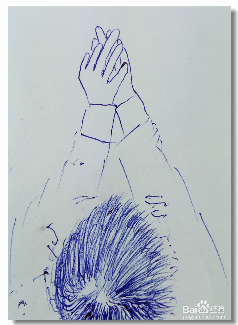 怎样画简笔画“趴着的人”