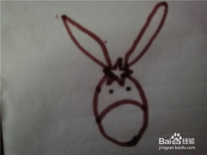 怎么样用简笔画画驴
