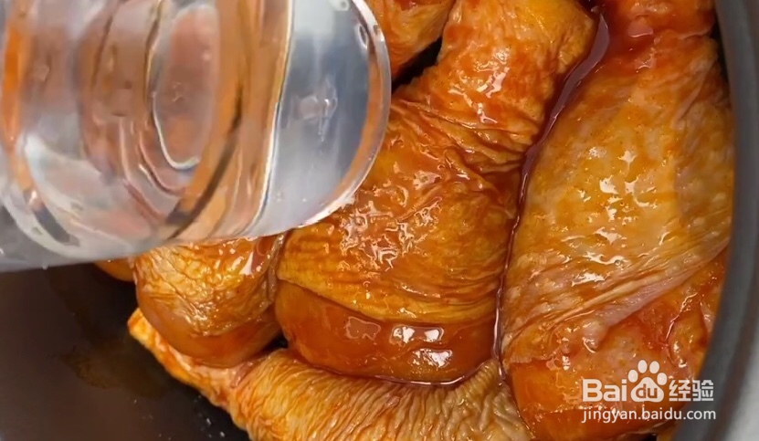 如何用电饭煲焖鸡腿