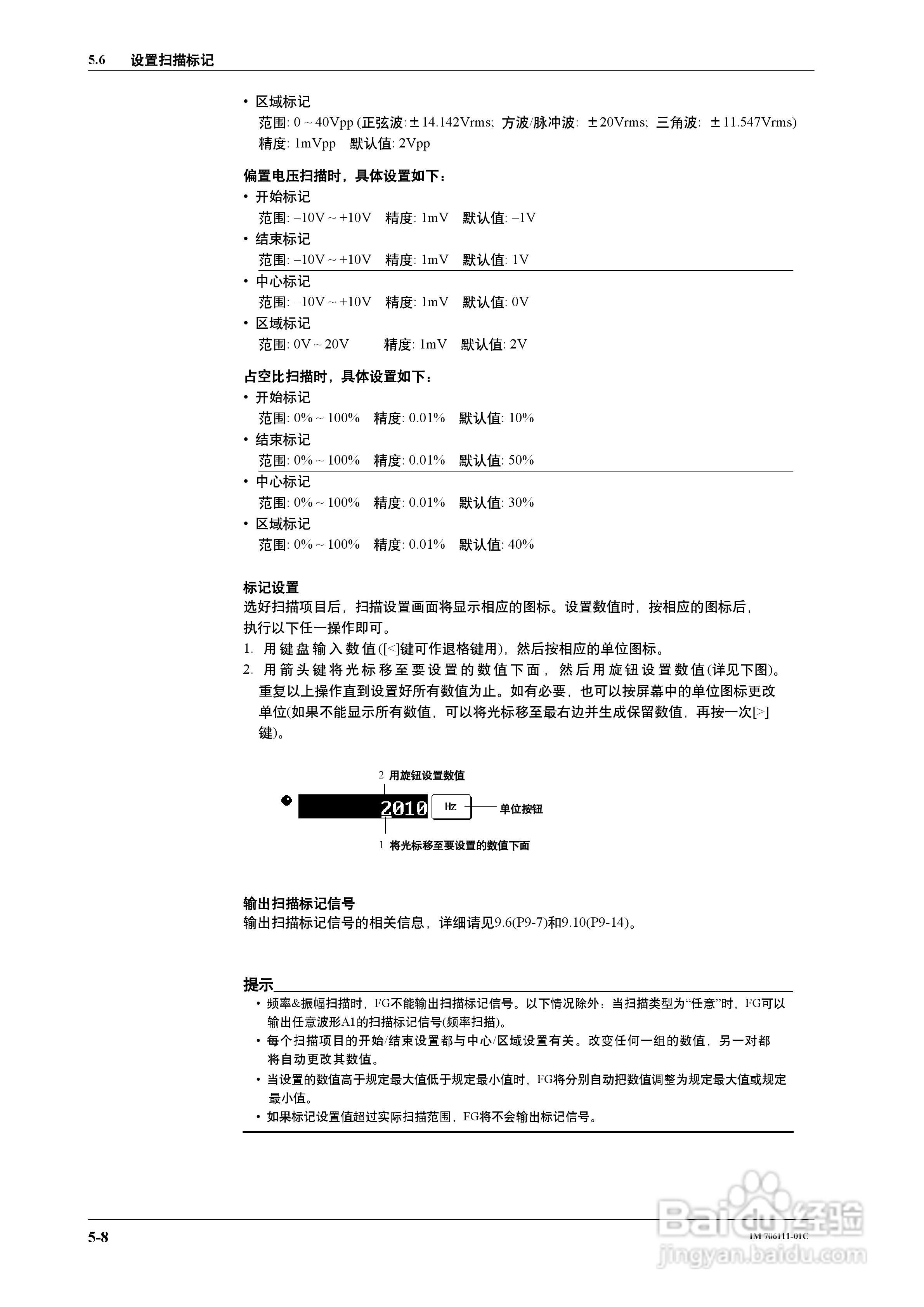FG200/FG300合成函数发生器用户说明书:[6]