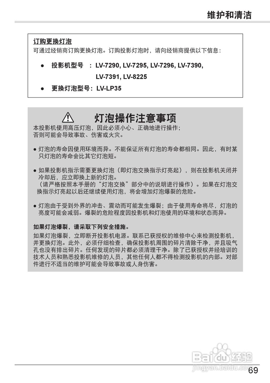 佳能LV-7290投影机使用说明书:[7]