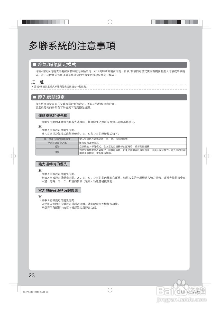 大金FTX(K)S40,CTX(K)S50,60,70JVLT空调说明书:[3]