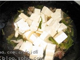 北方冬季家常菜---雪里蕻炖豆腐