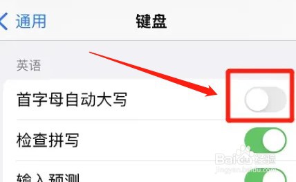 如何关掉苹果键盘首字母大写功能