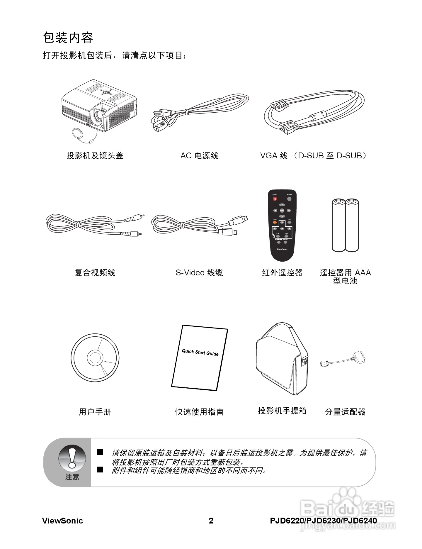 优派PJD6230投影机使用说明书:[1]