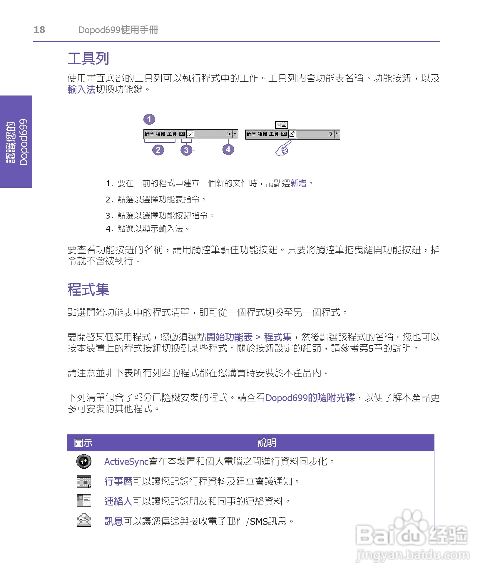 多普达HTC Dopod 699手机使用说明书:[2]
