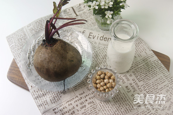 高颜值的补血补钙浓汤【甜根菜鹰嘴豆浓汤】