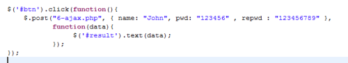 使用ajax在js和php之间传值的2个简单例子