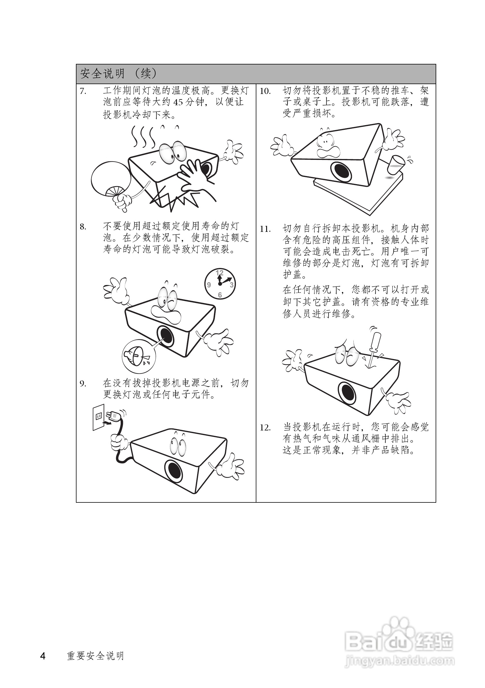 明基EP5227C投影机使用说明书:[1]