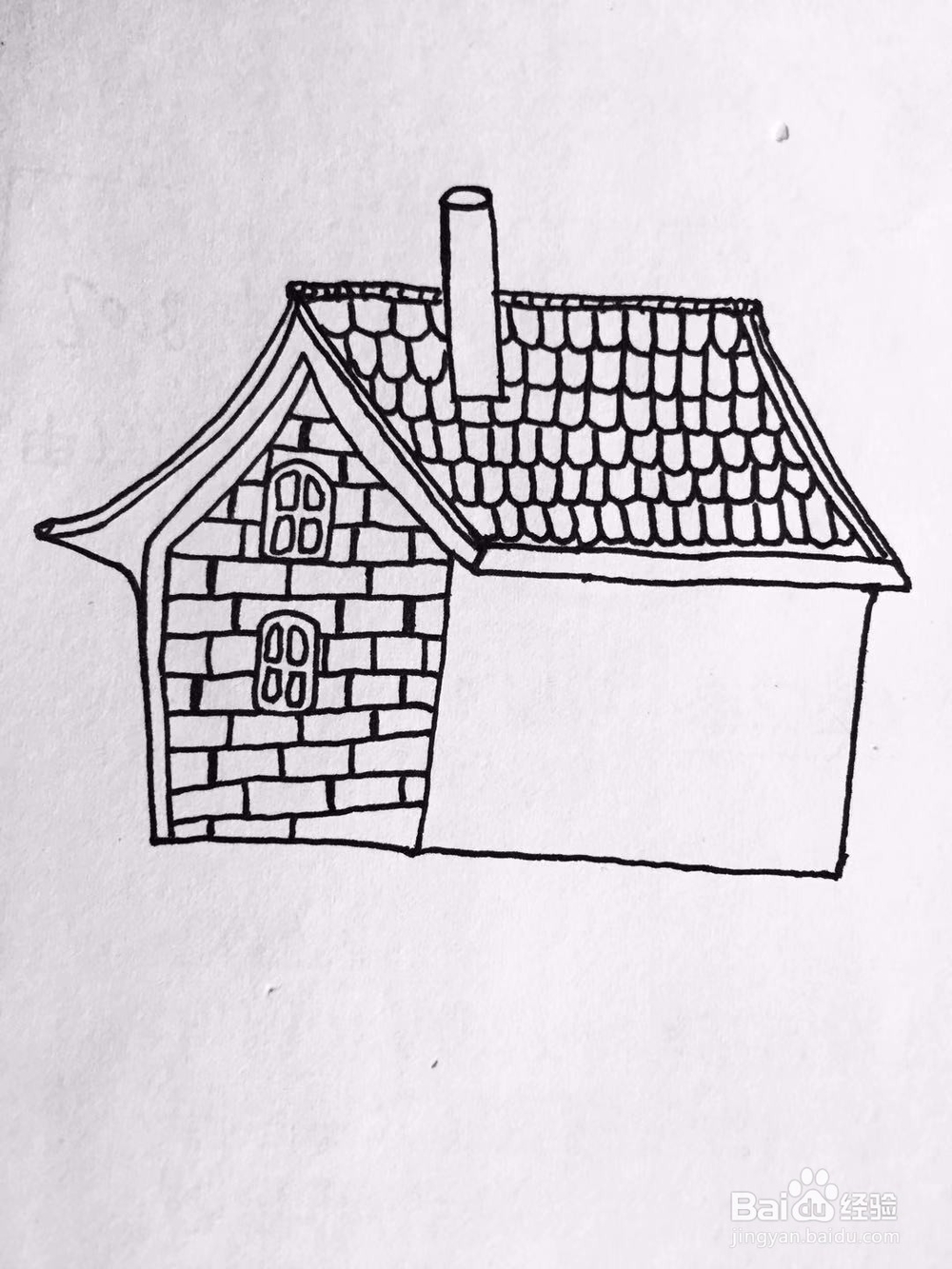 茉莉手绘之林间小屋