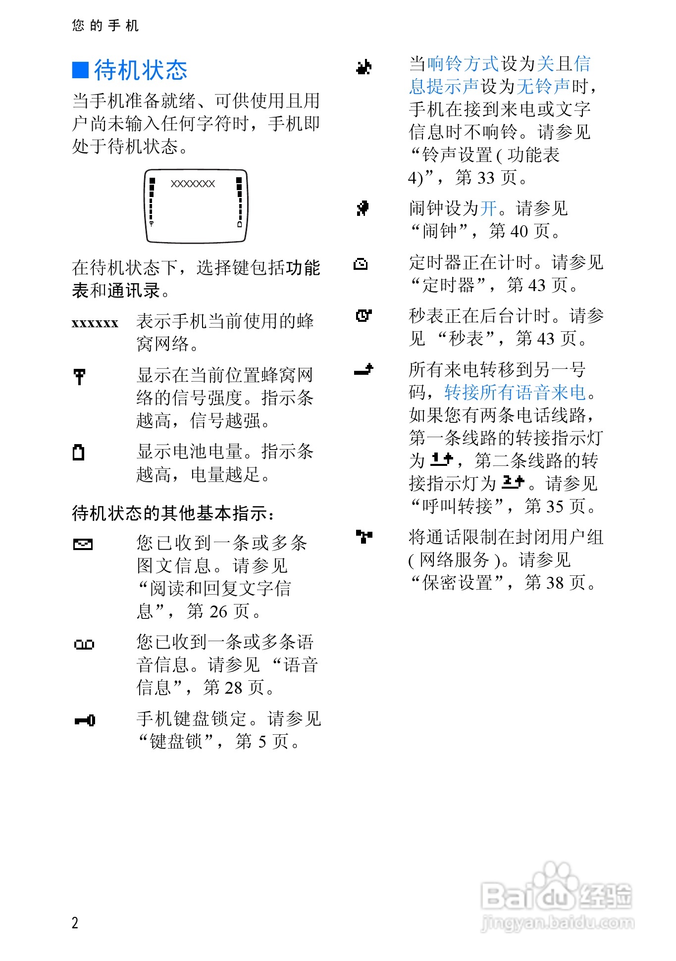 诺基亚3510手机使用说明书:[2]