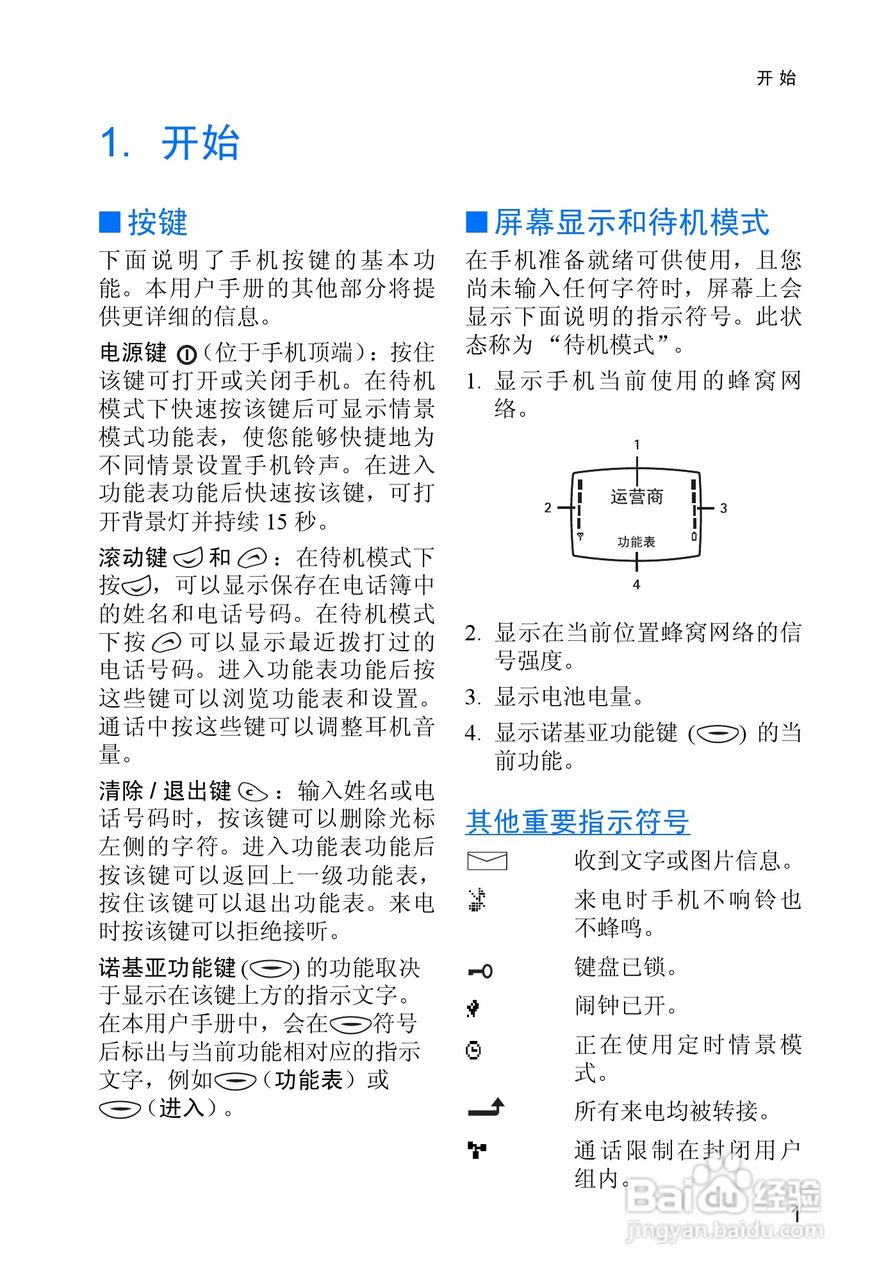 诺基亚3315手机使用说明书:[2]