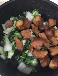 如何做老油条炒青菜