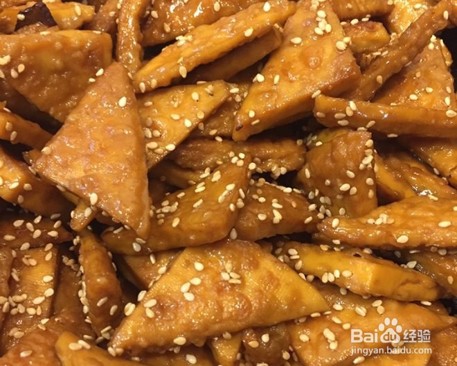 巨好吃蜜汁豆干的做法