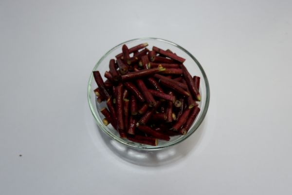 紫豆角烧土豆条