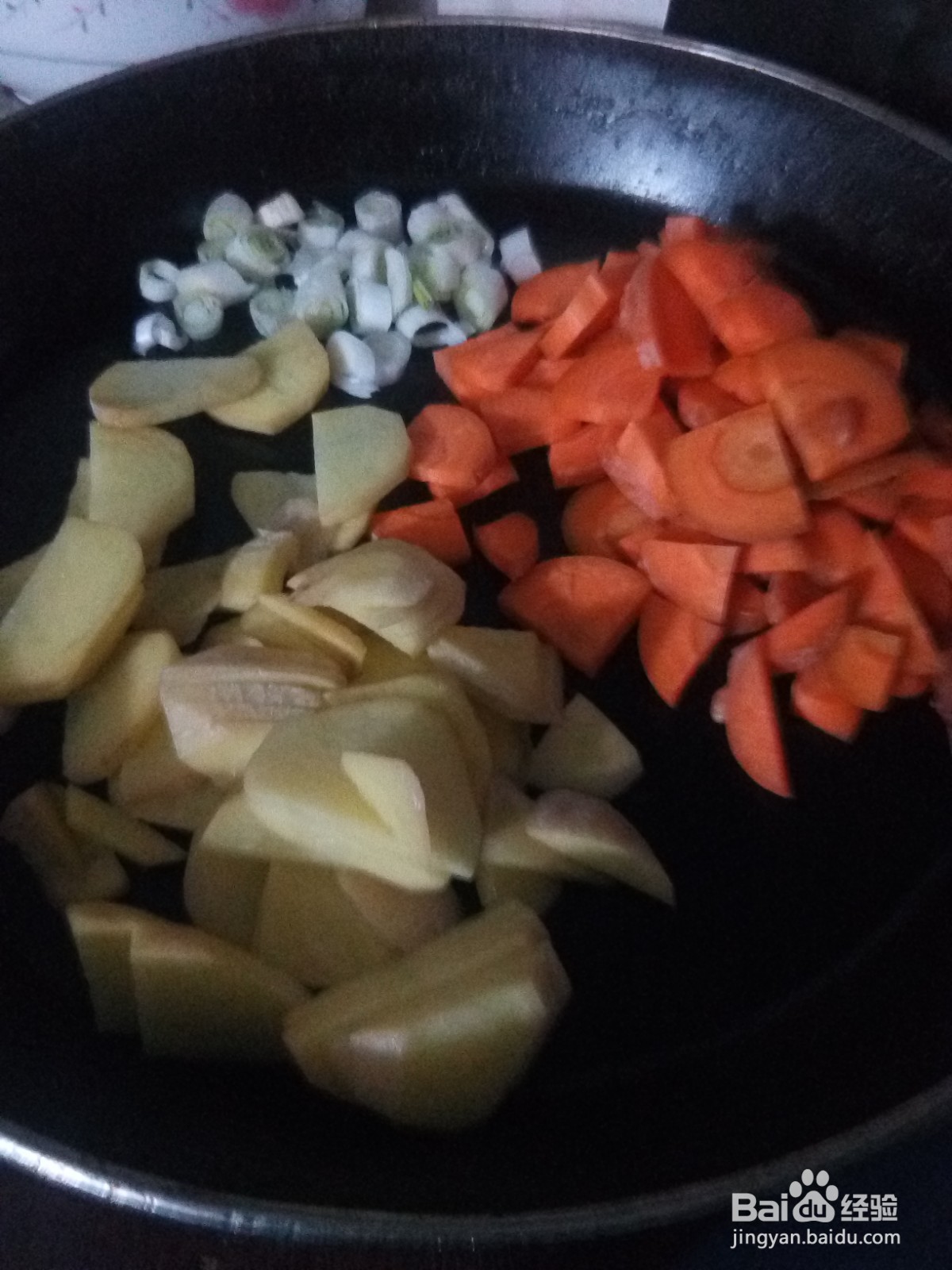 胡萝卜炒土豆片