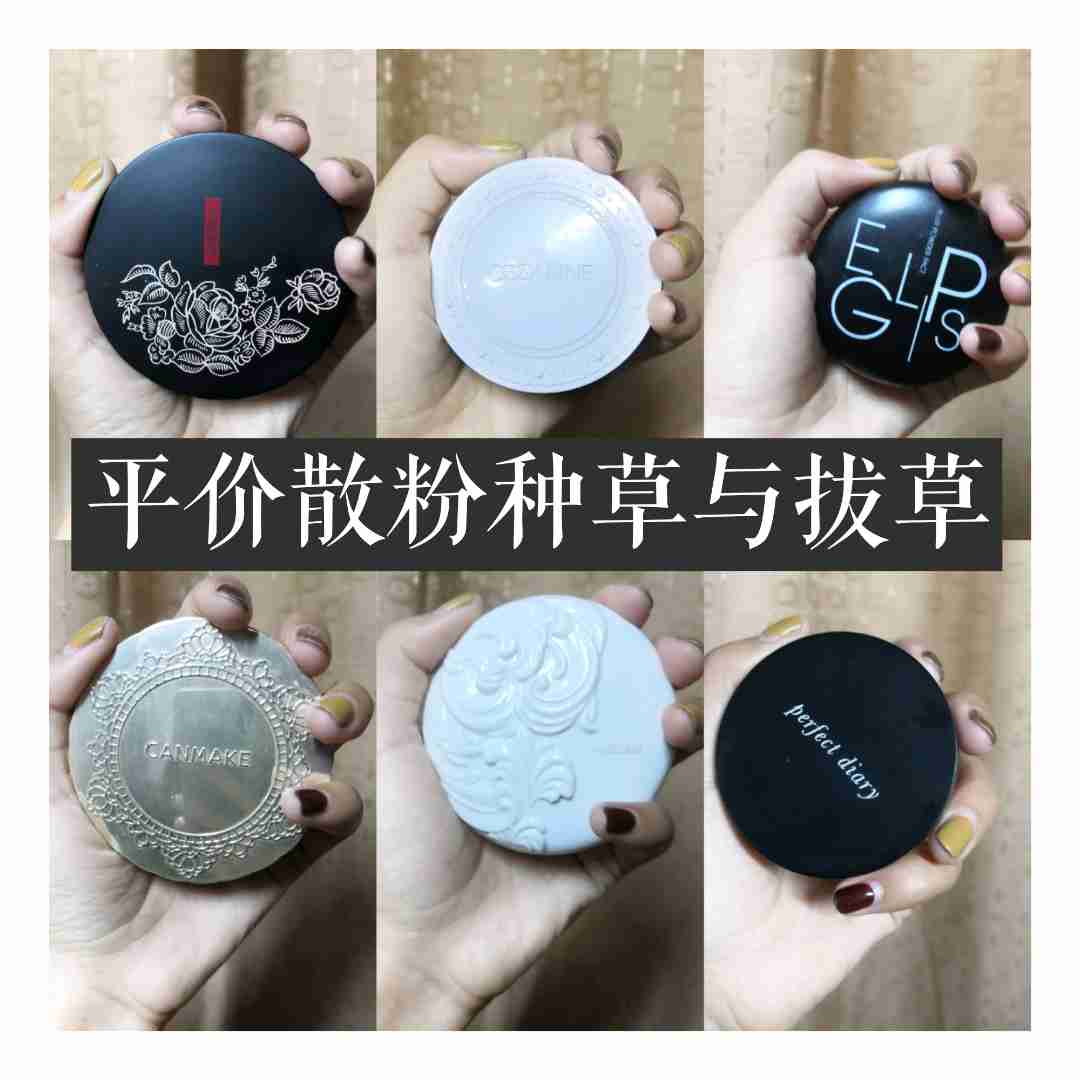 平价定妆散粉粉饼测评