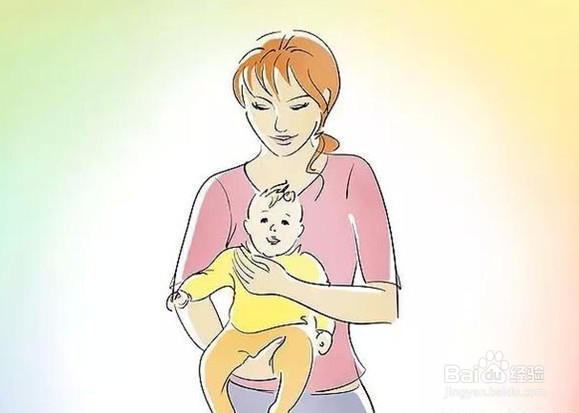 给宝宝拍嗝的方法