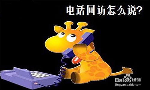 电销回访客户话术技巧