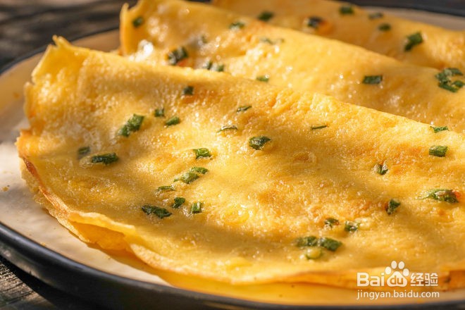 平底锅葱花蛋饼的做法