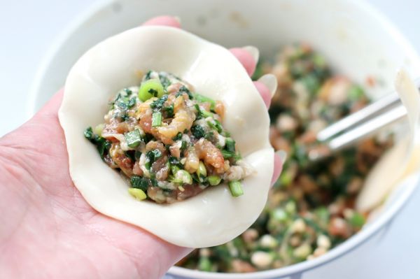 萝卜樱海米蒸饺