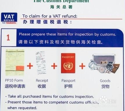 如何在泰国曼谷机场退税