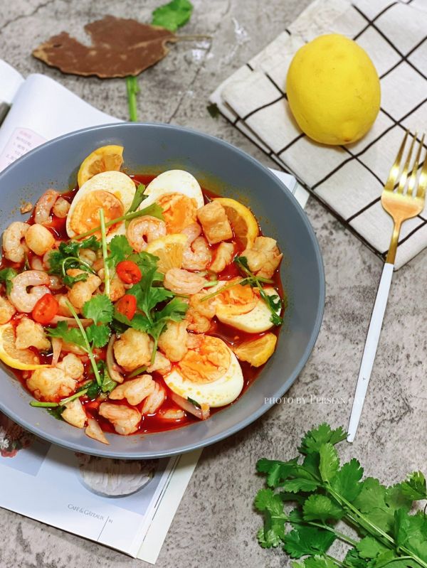 泰式酸辣捞汁虾仁巴沙鱼