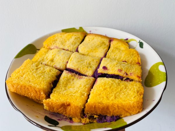 紫薯肉松紫菜卷