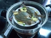【清蒸海蟹】做法一