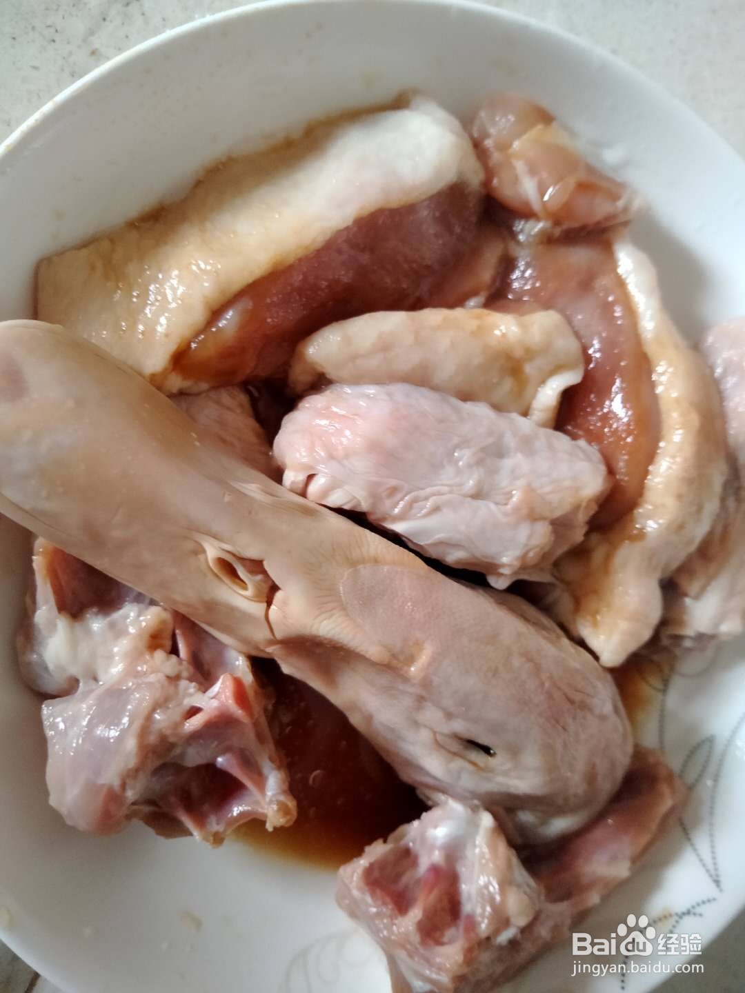 酸菜烧鸭肉做法步骤