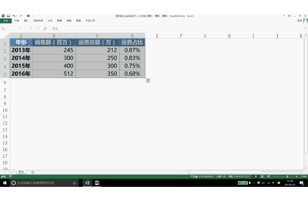 Excel快捷键大全4：常用快捷键精选11-20_动图