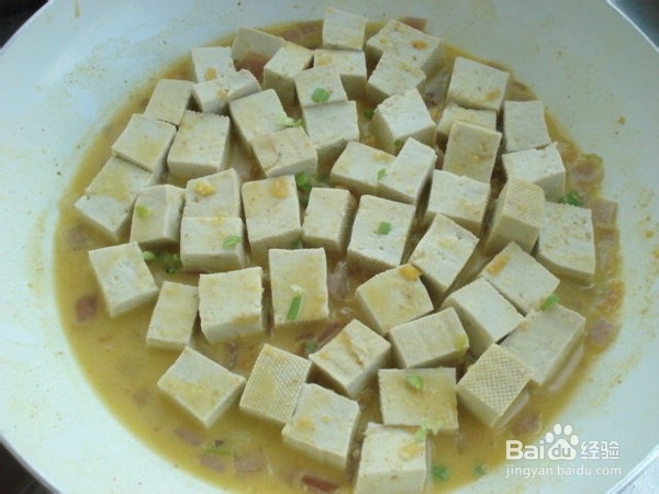 家常菜-咸蛋黄豆腐