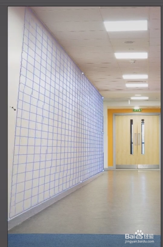 怎么用ps给空白墙添加图案？