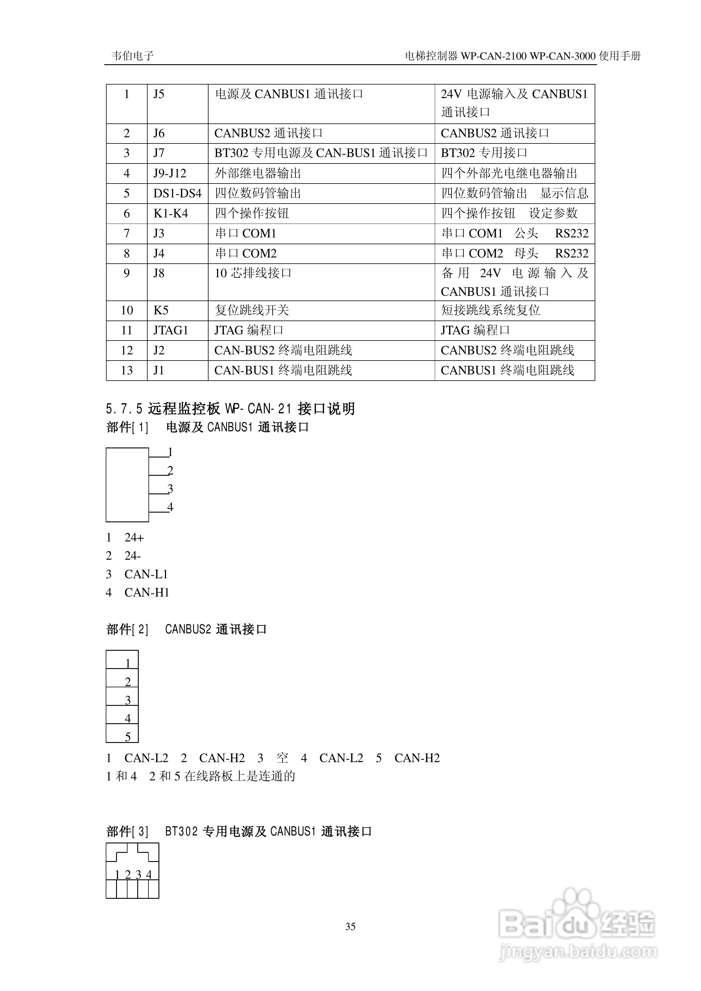 无锡中秀WP-CAN-2100/WP-CAN-3000电梯控制器205E用户:[5]