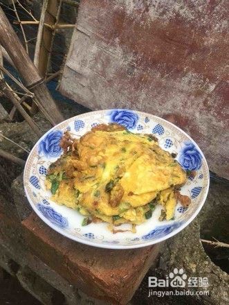 葱花煎蛋的做法 百度经验