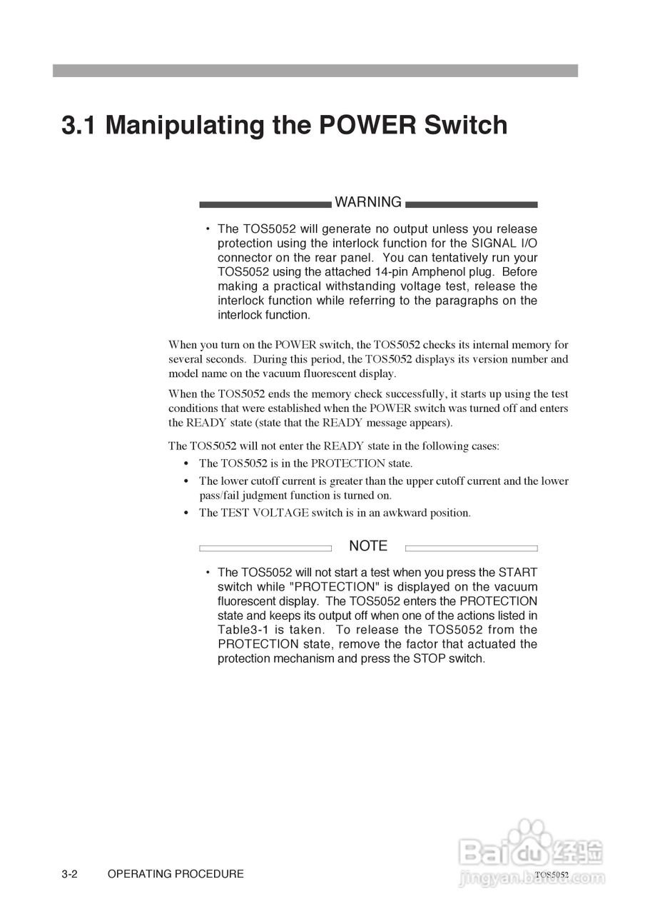 日本菊水TOS-5052AC耐压测试仪说明书:[4]