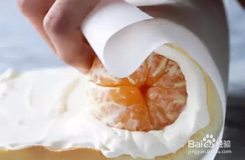 教你做蛋白鲜橙卷
