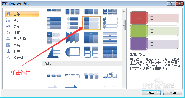 PowerPoint幻灯片中如何插入列表示意图